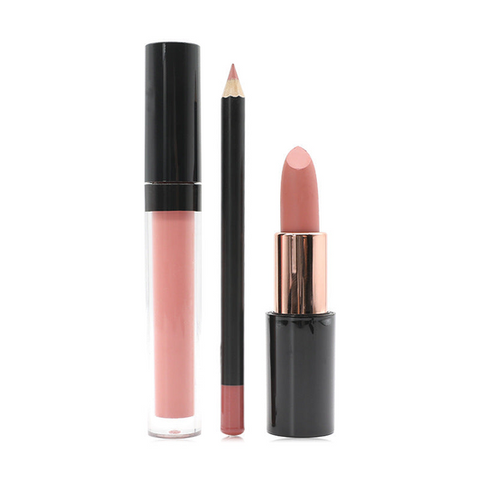 Three-Piece Lipstick Set! 8 (Bundle 8 pcs)